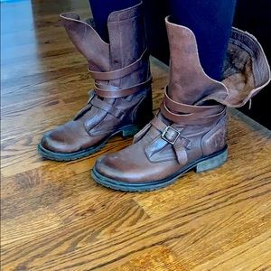 Steve Madden distressed boots